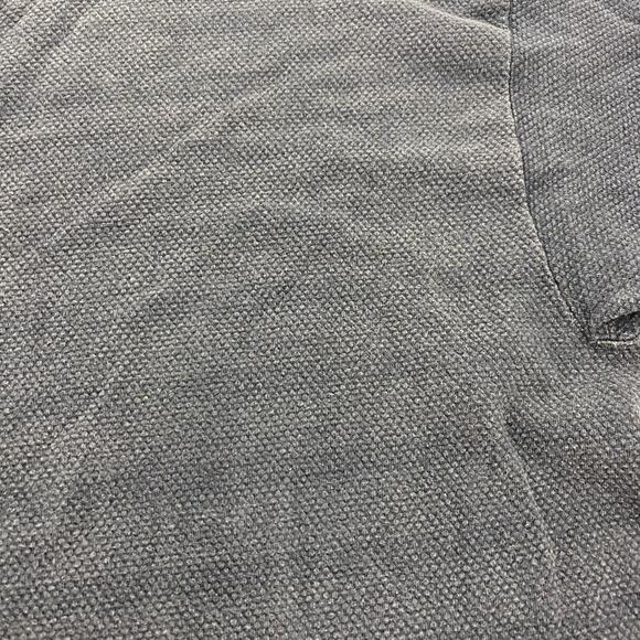 Vintage 90s Starwear Navy Textured Cotton Boxy T-Shirt - Picture 2 of 3